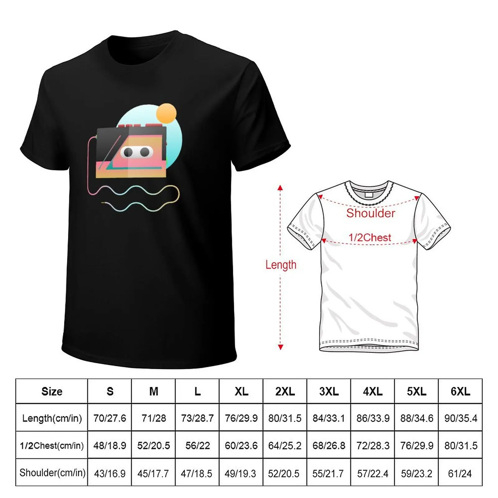 Summer Rhythm T-Shirt Street Fashion Casual Tee Shirt