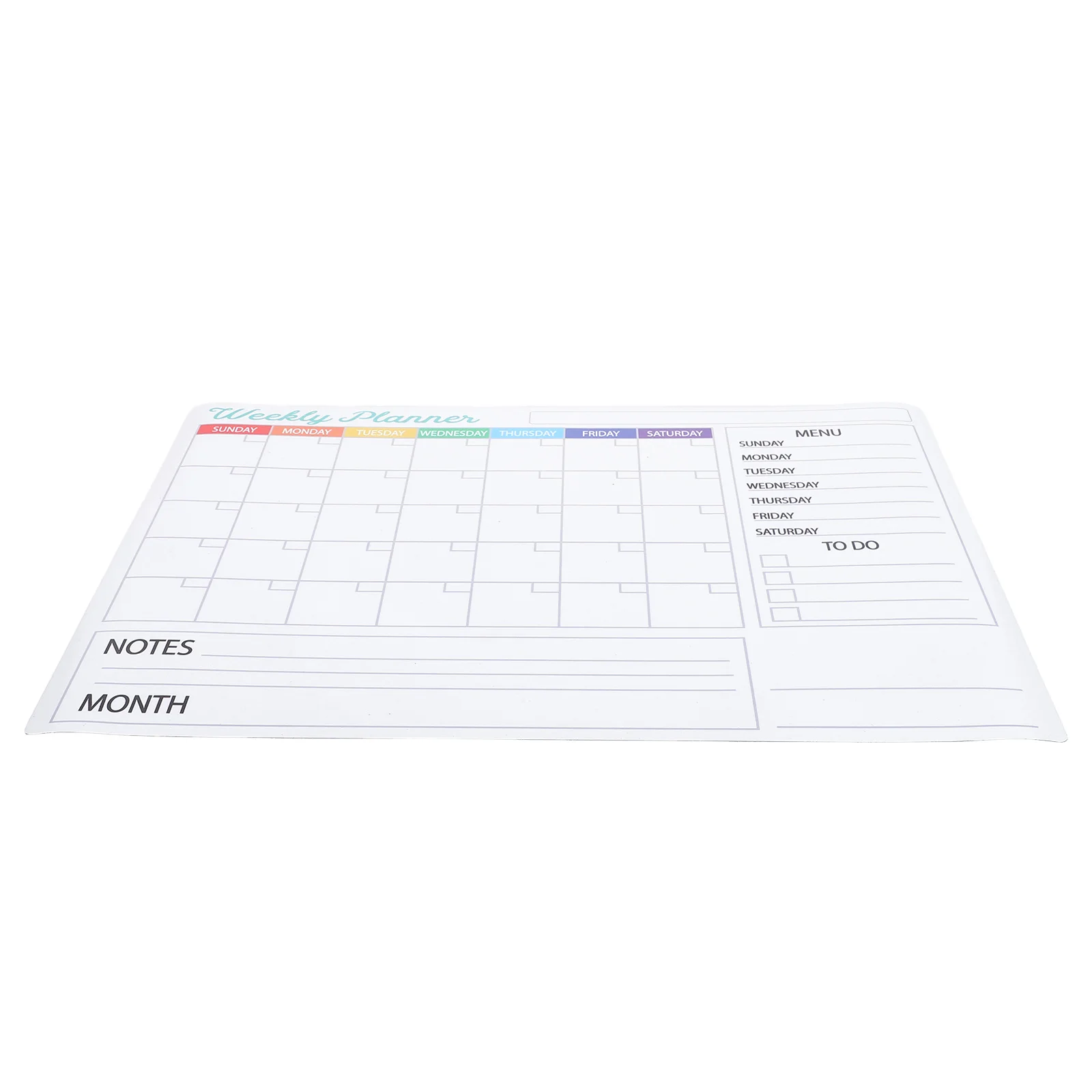 

Whiteboard Stickers Removable Dry Erase Calendar for Wall Fridge Desk Monthly Planner PVC Self Adhesive No Residue Easy Setup