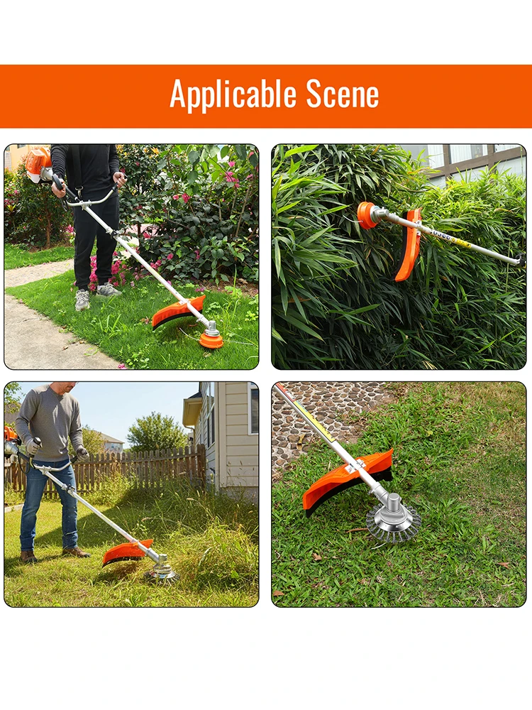 CONENTOOL 52CC 2-in-1 Benzin-Freischneider 11000 U/min Benzin-Rasentrimmer 2-Takt Unkrautschneider Rasenmäher Gartenwerkzeuge Hochleistungs-Gartengeräte