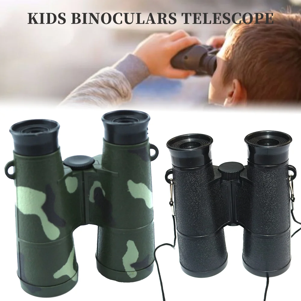 

Outdoor Adventure Bird Watching Telescope Camouflage Kids Binoculars Learning Camping Hiking Travel Tool 6×35 Magnification
