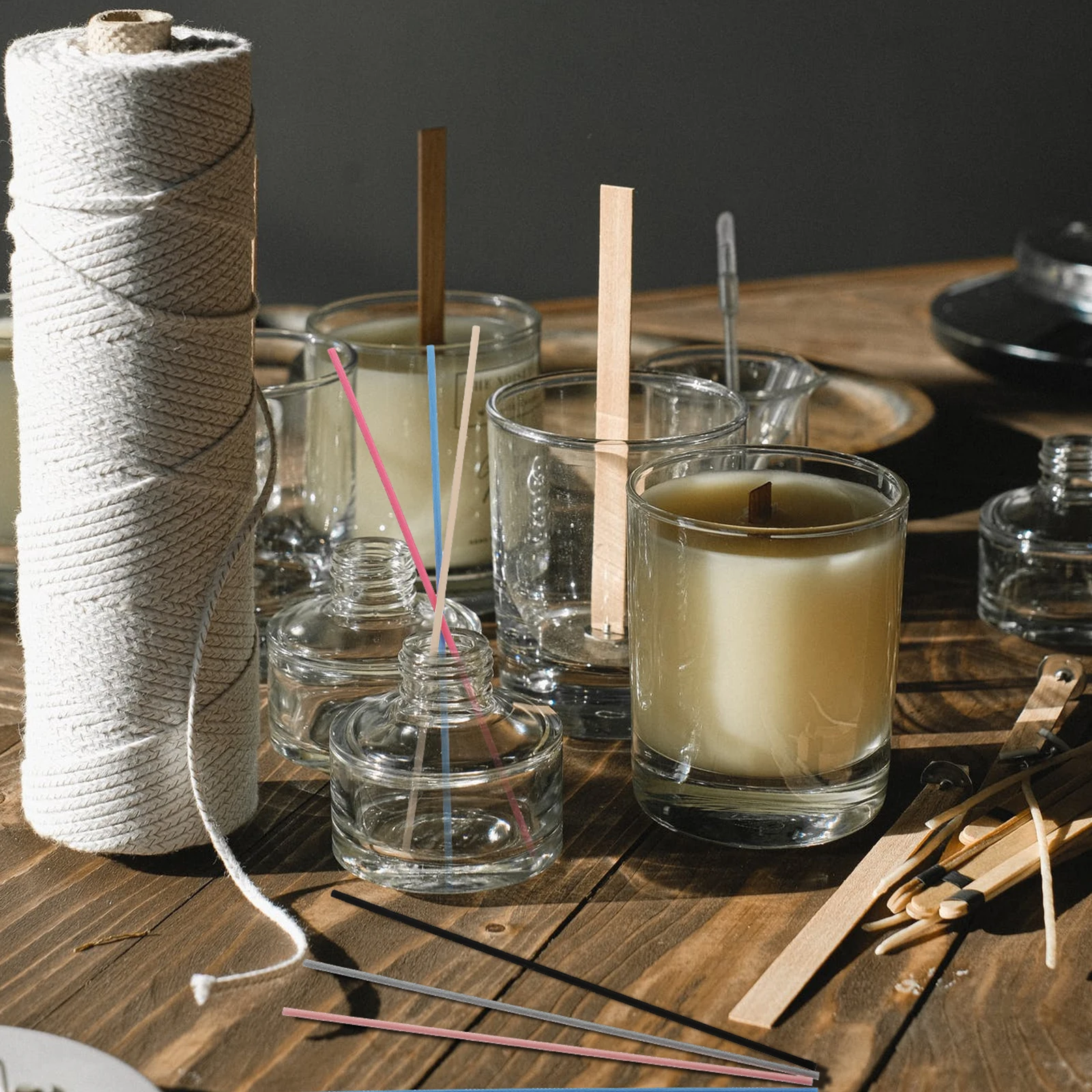 

72Pcs Aroma Diffuser Sticks Natural Fireless Essential Oil Diffuser Indoor Home Office Hotel Fragrance Sticks Aromatherapy