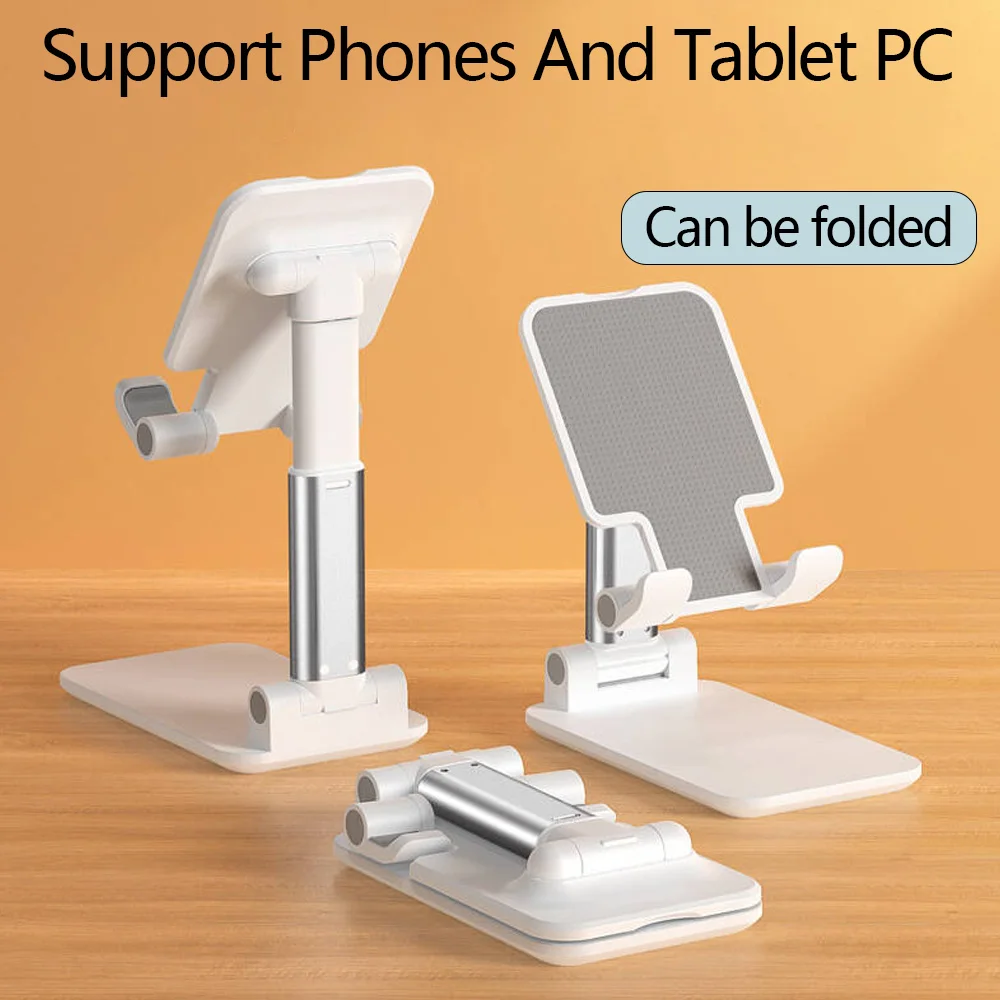 

Metal/plastic 360° Rotating Phone Holder Foldable Desktop Phone Mobile Support Lazy Tablet Phone Portable Stand Phone Accessorie