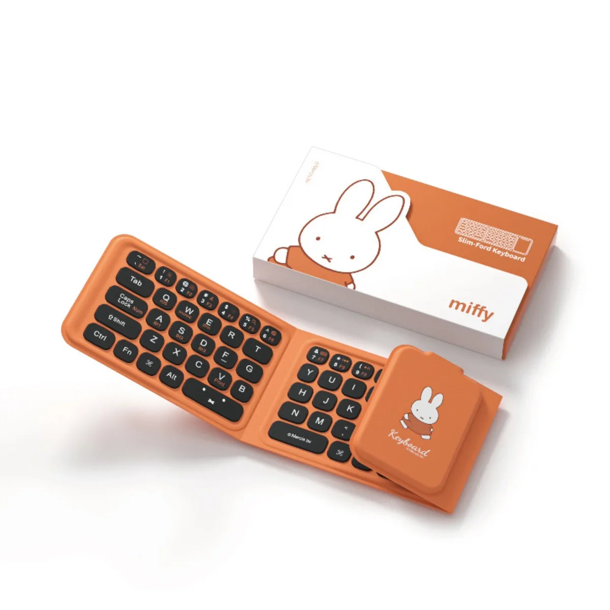 Kawaii Miffy Three-Fold Wireless Bluetooth Keyboard Miffy Foldable Keyboard view 3