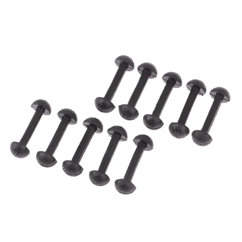 10X ل موتو الساق الفرقة خمر أرقام استبدال موصلات كليب الأسود المطاط الساق الفرقة استبدال موصلات #4