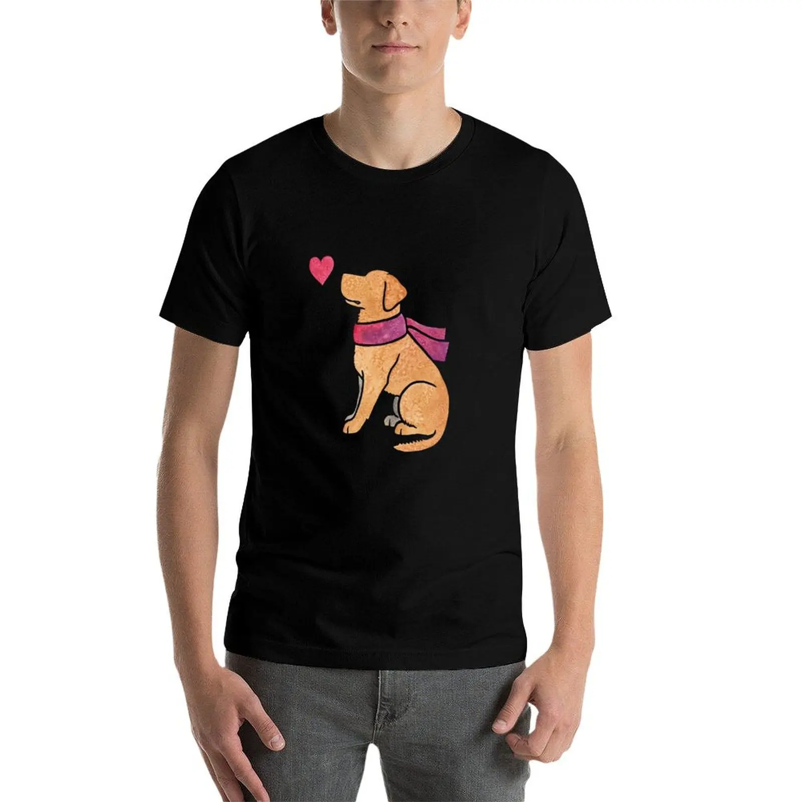 

Watercolour Labrador (yellow) T-Shirt t shirts with prints man graphic t shirt man t shirts for men T-Shirt