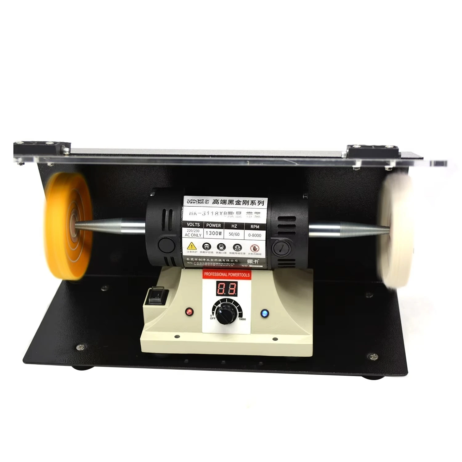 1300W Jewelry Gem Jade Rolling Machine Jewelry Agate Automatic Metal Polishing Machine Steel