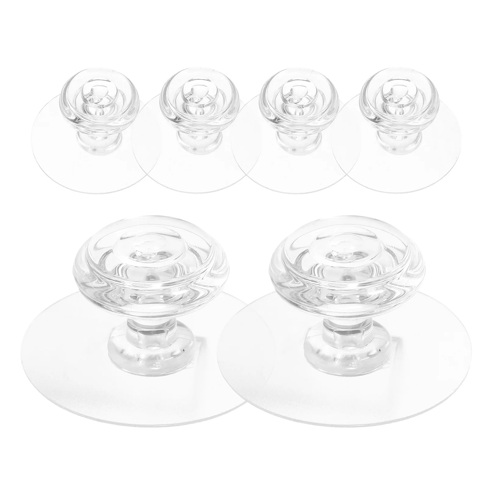 

6pcs Strong Adhesive Hooks Clear Traceless Self-adhesive Wall No Drill Plastic Hanging Hanger Waterproof Durable Easy Removal
