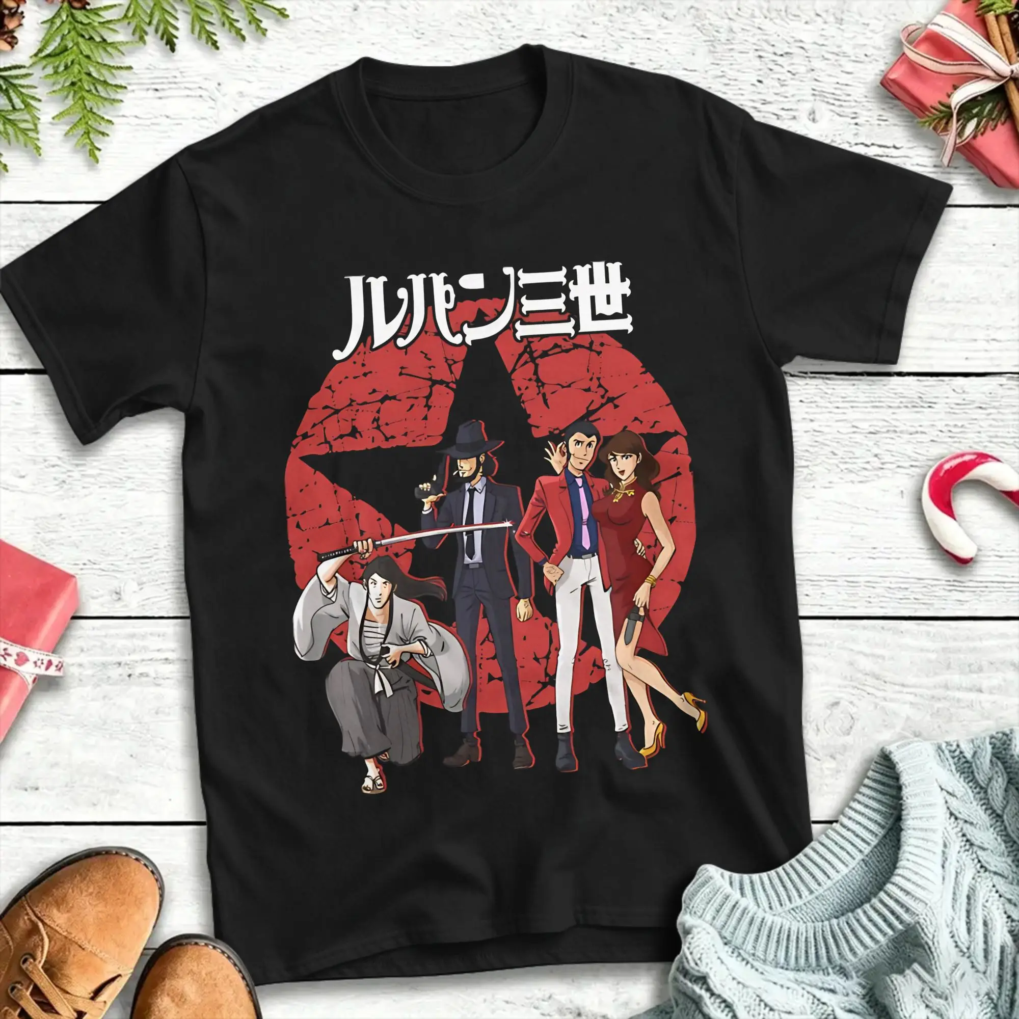 Lupin The Third All together!  T-Shirt for Men Women  Casual Cotton Tees O Neck Short Sleeve T Shirt Gift Clothes