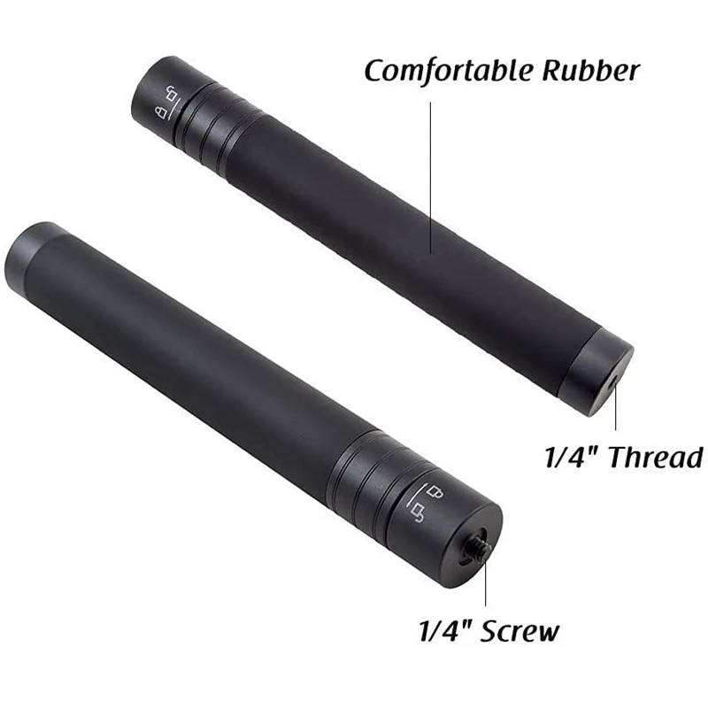 Universal Gimbal Extension Pole, Aluminum Telescopic Selfie Stick 1/4