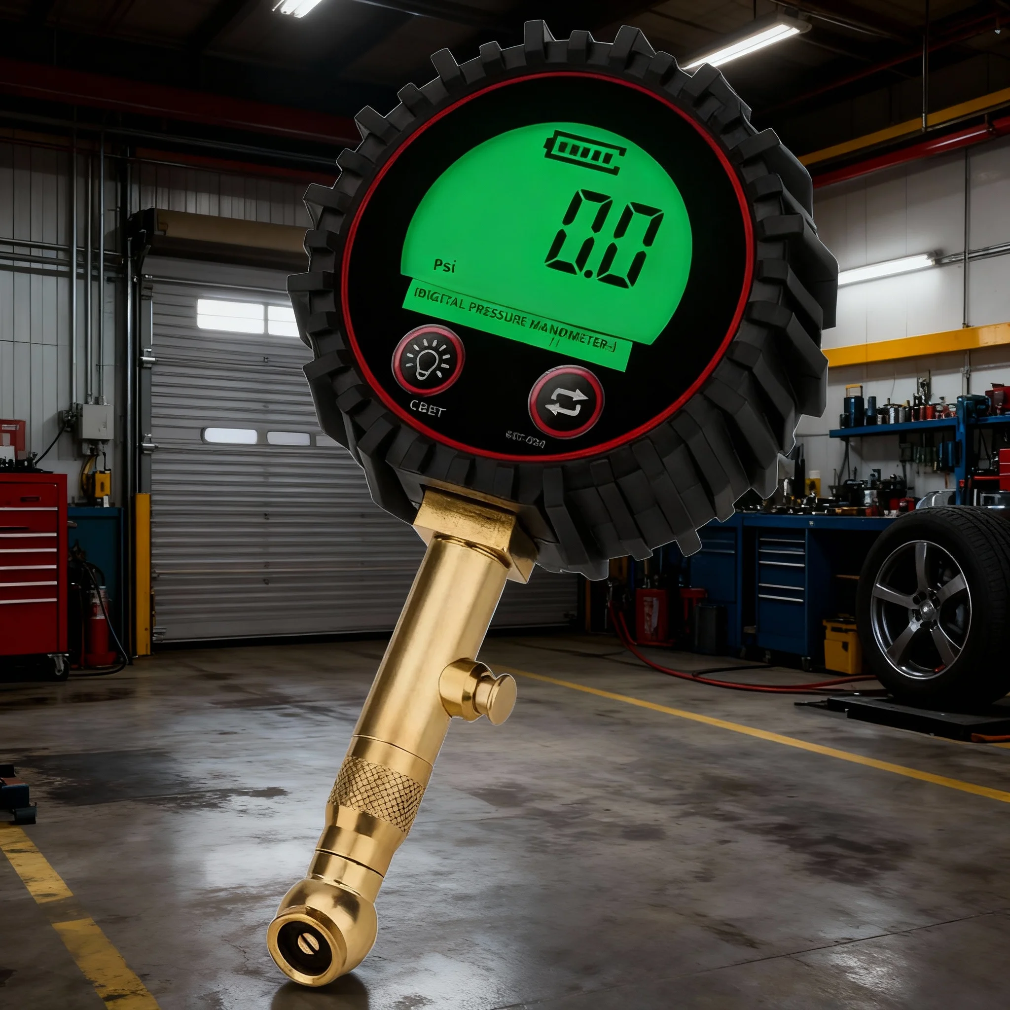 

Digital Tyre Pressure Gauge with Large Display for Rapid Measurement and Tyre Condition Monitoring Tire Digital Pressure Gauge