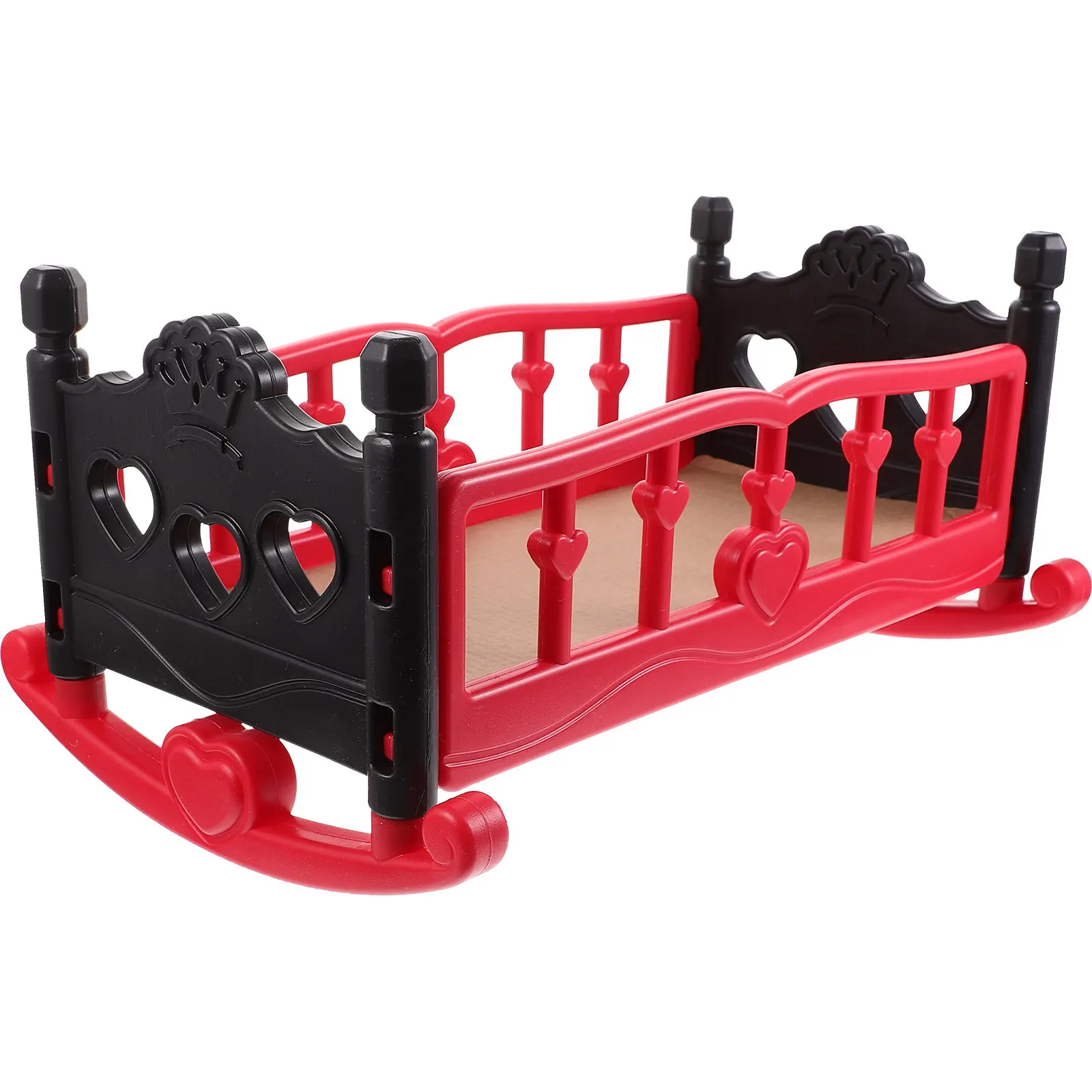 

Стильная миниатюрная детская кроватка из надежного материала, мини-кровать для детей, аксессуары для игр в домик, игрушка для девочек, декоративные подарки