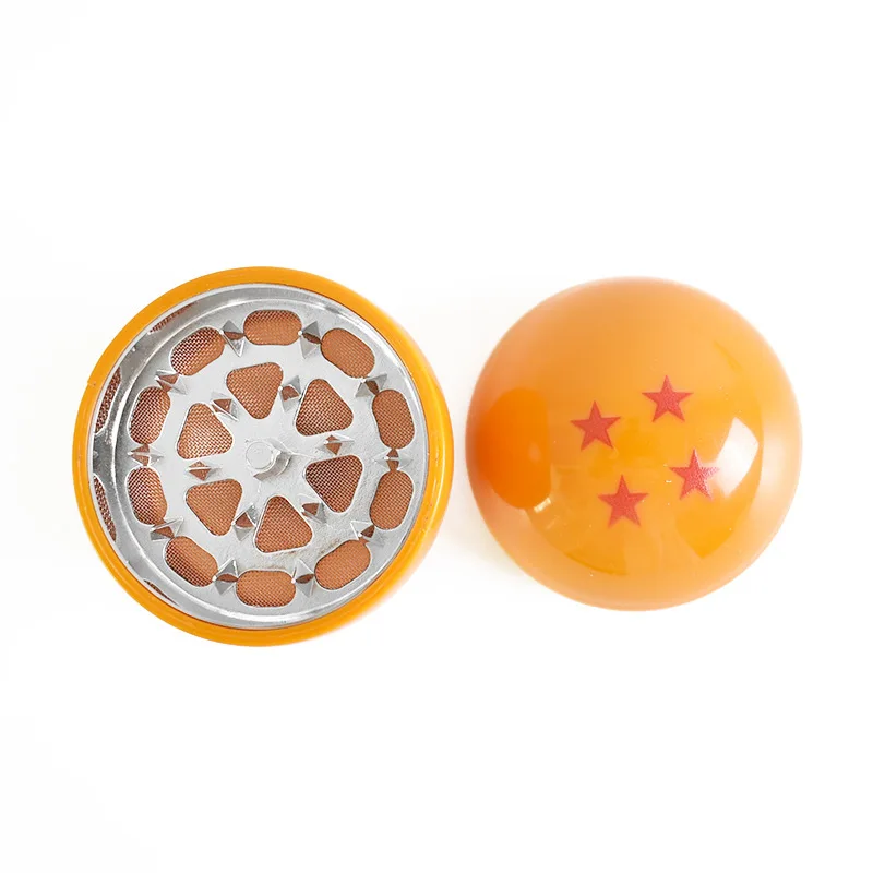 أنيمي لعبة دراغون بول عشب طاحونة 3 طبقات طحن التبغ مع أسنان معدنية حادة لطيف الكرتون اكسسوارات أداة باردة