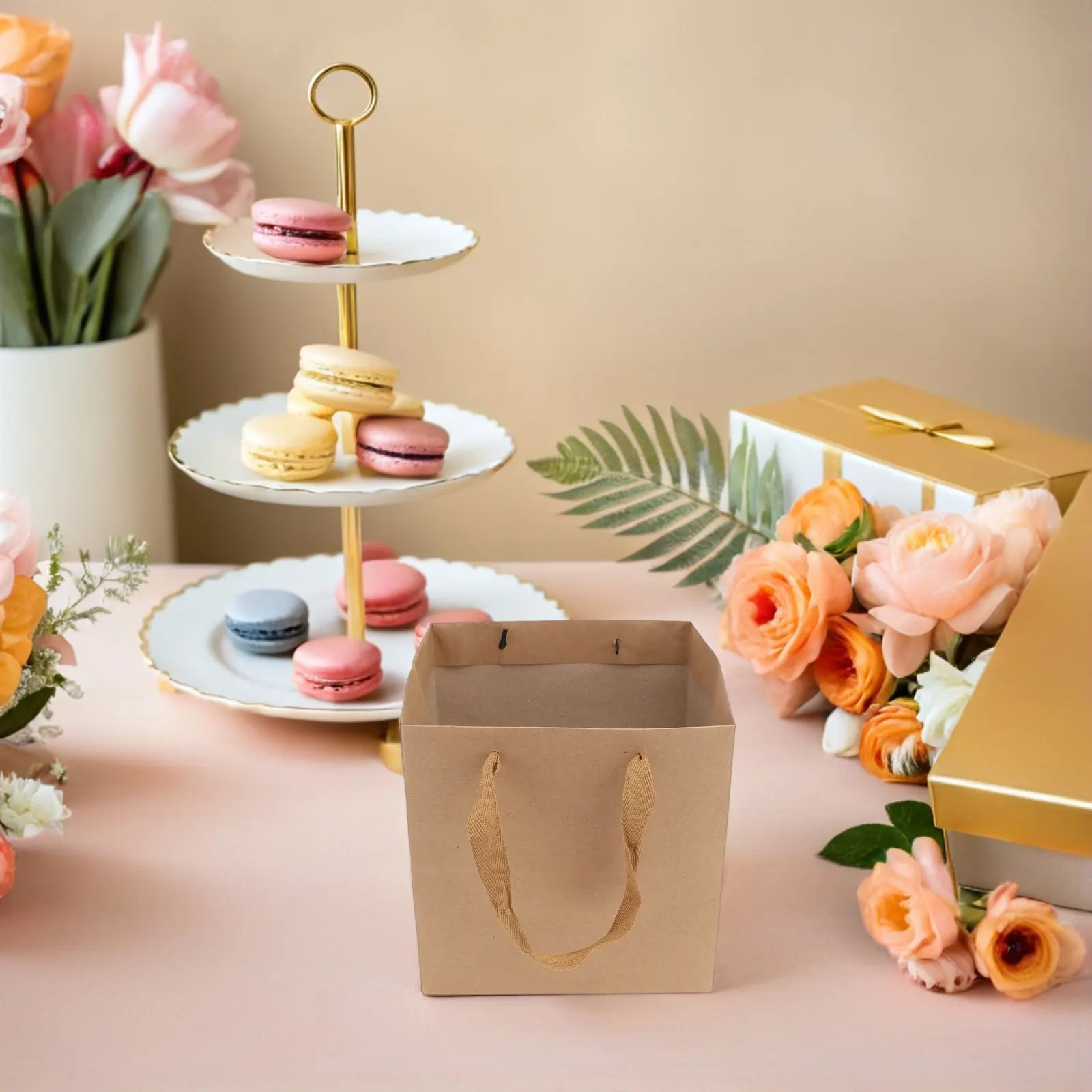 10-sacs-en-papier-kraft-carres-moyens-avec-poignees-25x25x25cm-design-minimaliste-et-elegant-pour-arrangements-floraux-emballage-de-gateaux