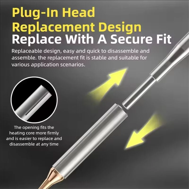 OSS C210-K1 0.1mm C210 Rapid Heating Replaceable Flying Wire Soldering Iron Tip For 210 Series Soldering Iron Handle view 4