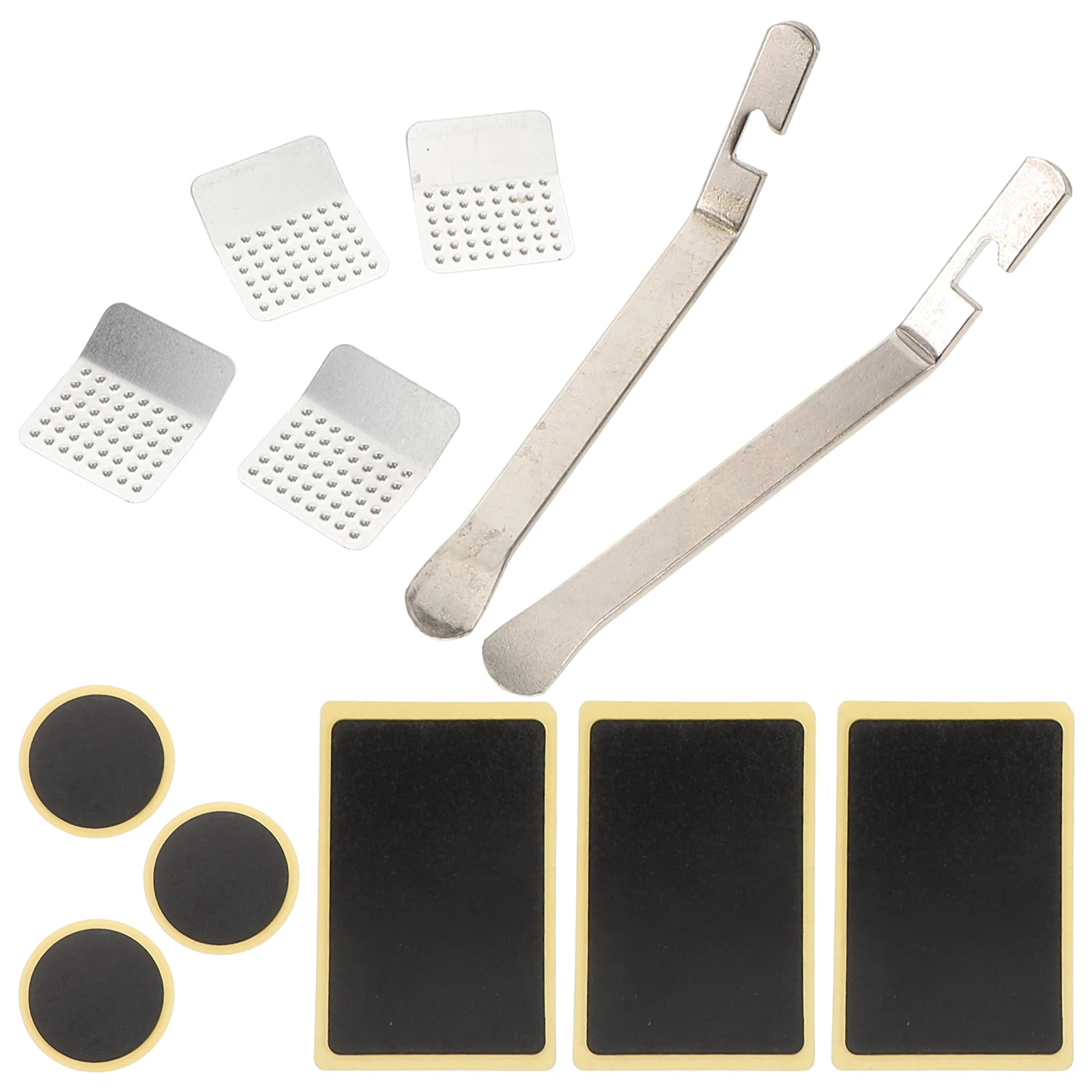 

1Set Bicycle Tire Repair Kit Lightweight Portable Bike Tube Patch Kit Comprehensive Repair Tools for Cycling Patches for Tires
