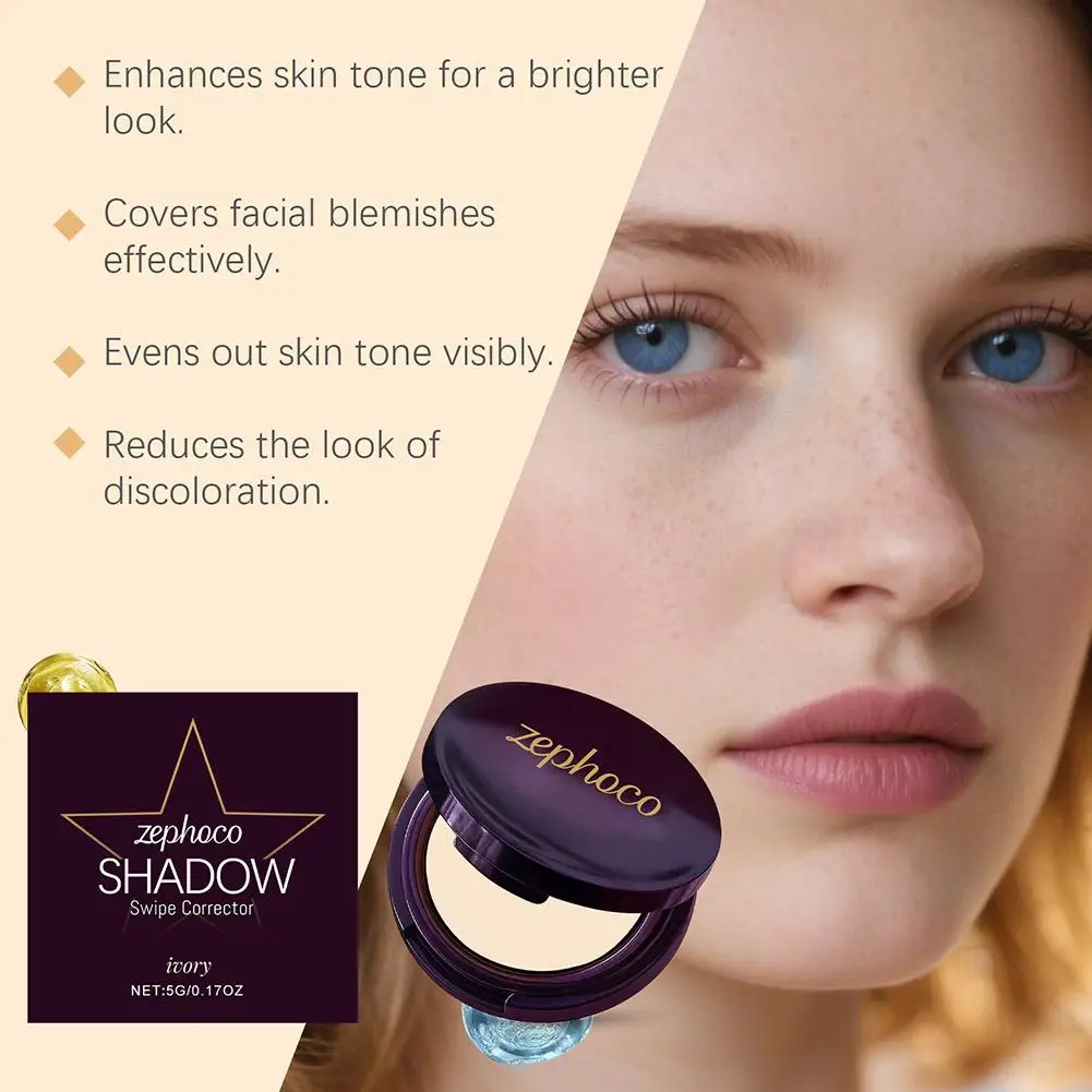 Textura delicada, hidratante, pó sem bloqueio, creme BB corretivo para cobrir manchas faciais e diferenças de cores E6O4