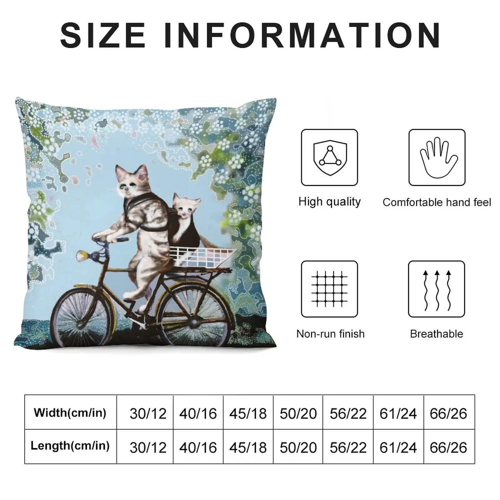 Father and Son Cats Bike Ride Throw Pillow Luxury Pillow Case christmas decorations 2025 pillow pillowcase