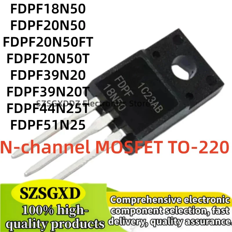 10-20Uds nuevo FDPF44N25T FDPF51N25 FDPF18N50 FDPF20N50 FDPF20N50FT FDPF20N50T FDPF39N20 FDPF39N20T brand new TO-220F in stock