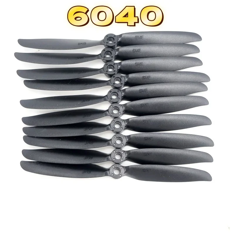 10/100pcs 6x4 6040 Glass Fiber Nylon Propellers for RC Airplane Quadcopter High Speed Brushless Motor 2450 APC Props