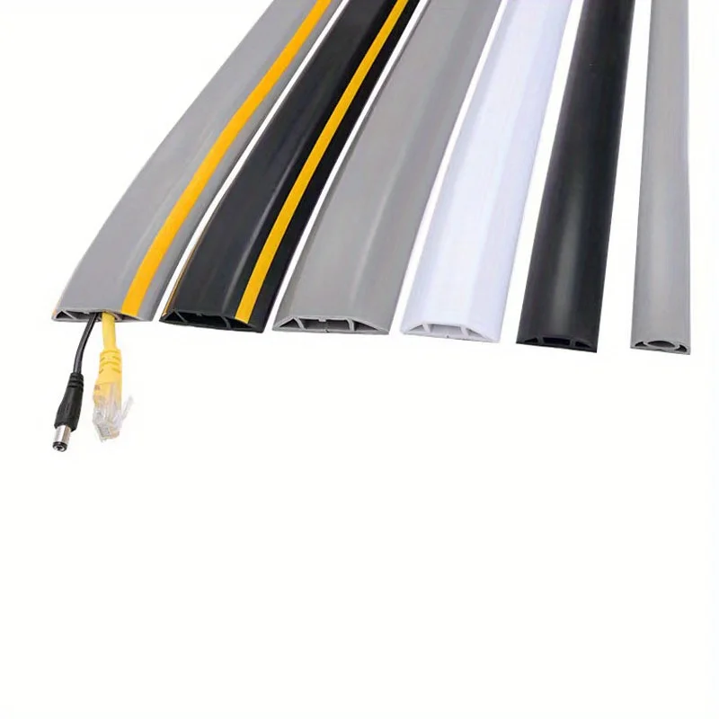 1pc Multi-size Soft Wire Slot, Walk-through Slot, For Storage Network Wire Electrical Socket, Wall Walk-through Wire And More