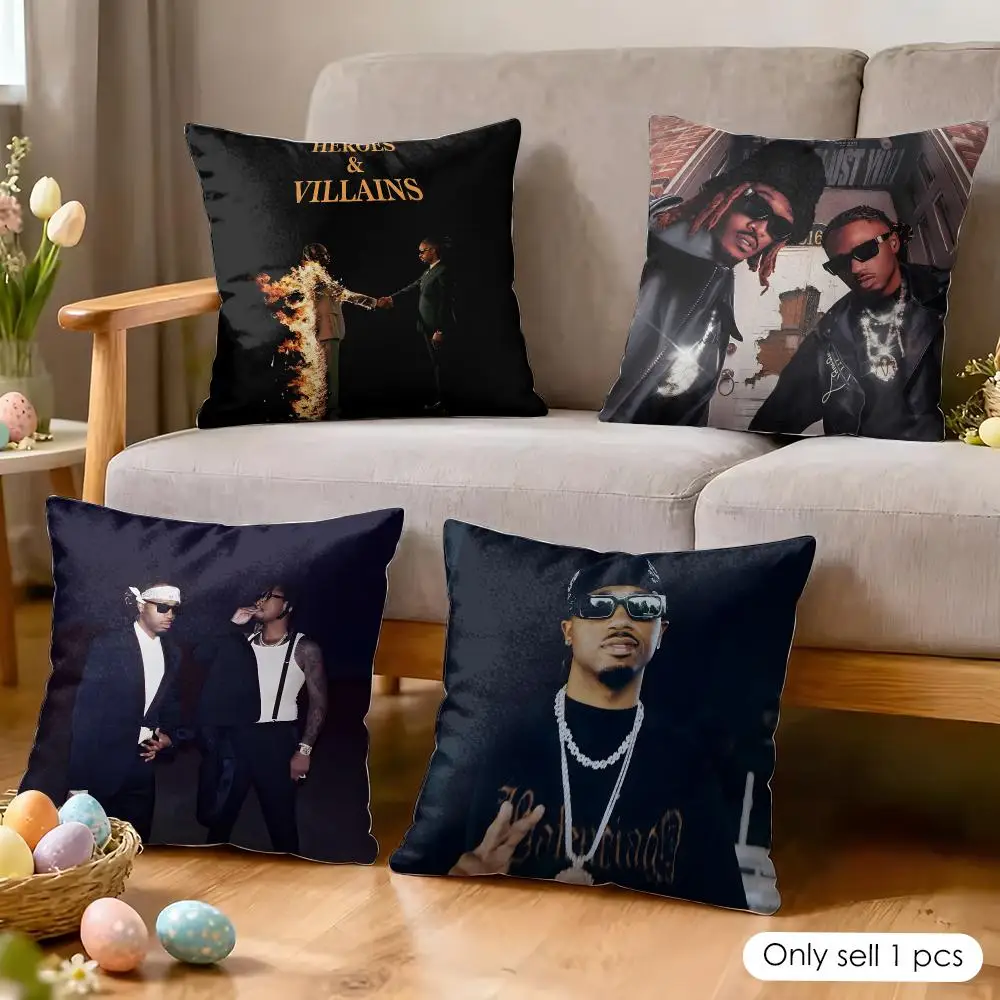 American Singer M-Metro Boomin Future Cushion Cover Wrinkle-Resistant Short Plush Pillow Case Breathable Machine-Washable