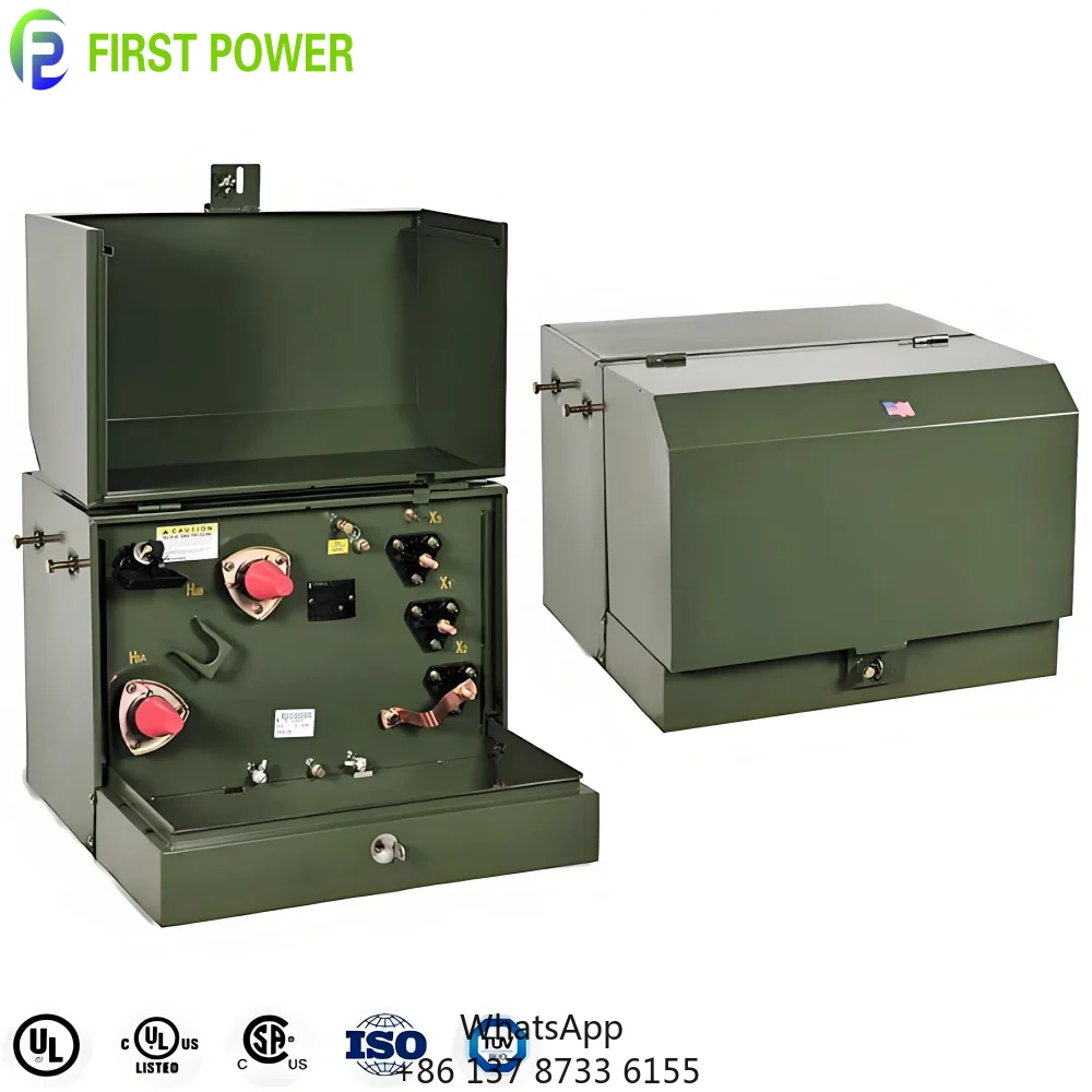 Single-Phase 25-100 Kva Transformer 37.5kva-50kva-100kva-167kva-250kva 7200v/120v 50Hz/60Hz Pad Mounted Transformer