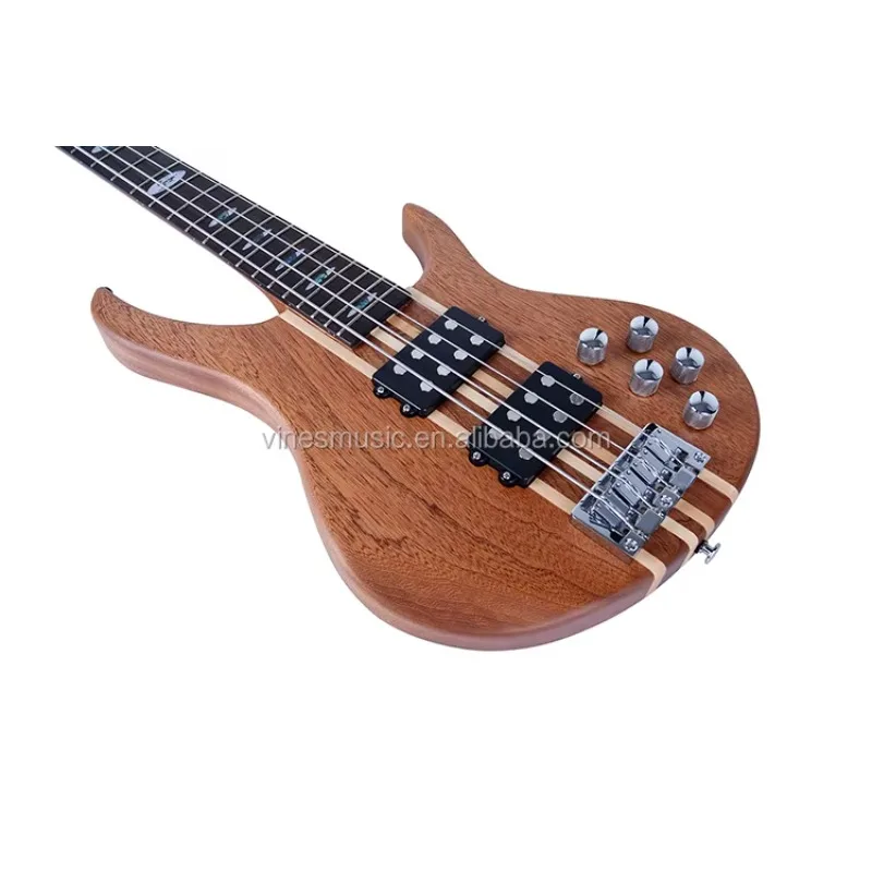 G-B50-T4 OEM 4strings 24 Frets Mahogany Conjoined Electric Bass Guitar