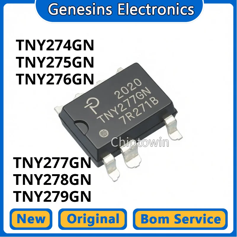 5/50/500 pcs TNY274GN TNY275GN TNY276GN TNY277GN TNY278GN TNY279GN SOP-8 Power Management IC W7