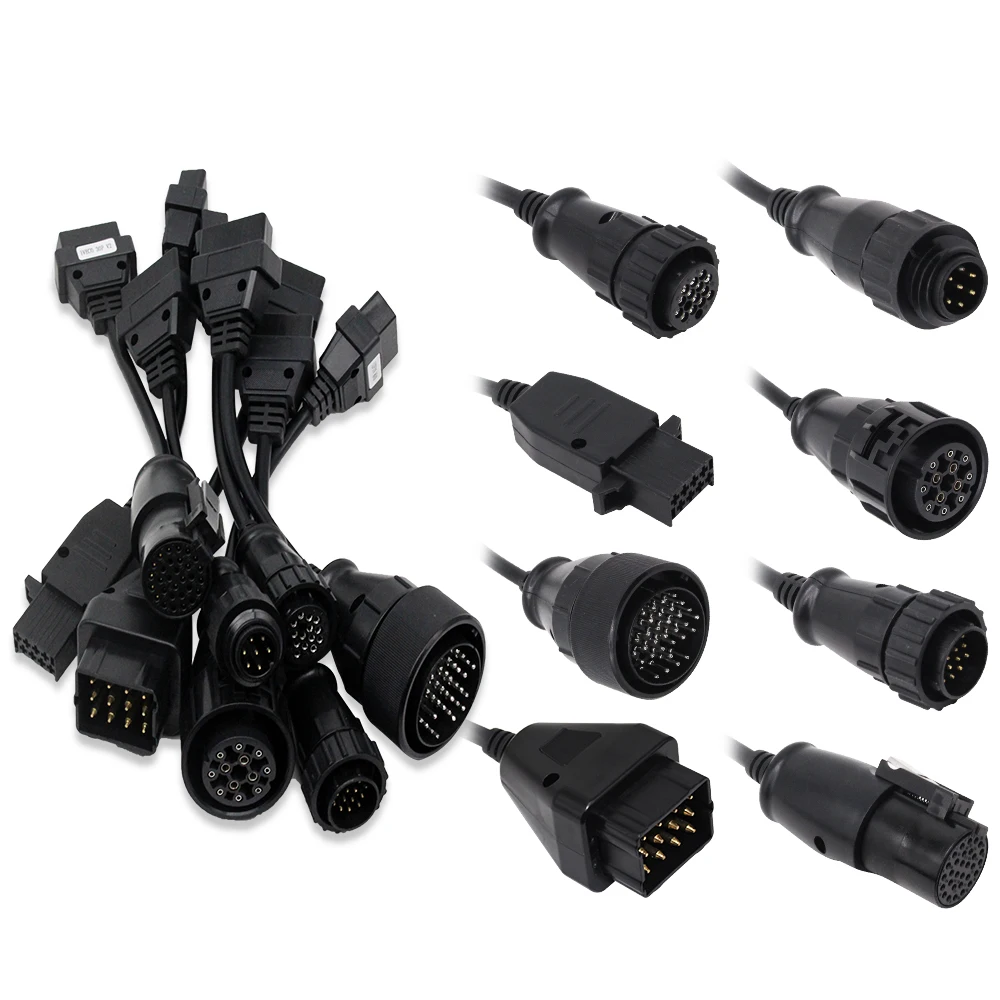 診断-conn8pcs-トラックケーブル-obd2-コンバータケーブルフルセットトラックケーブル-tcs-プロ診断コネクタインターフェースコネクタ