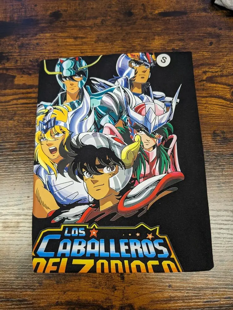 Los Caballeros Del Zodiaco Saint Seiya Anime Men's Boy's Tee T-Shirt Playera