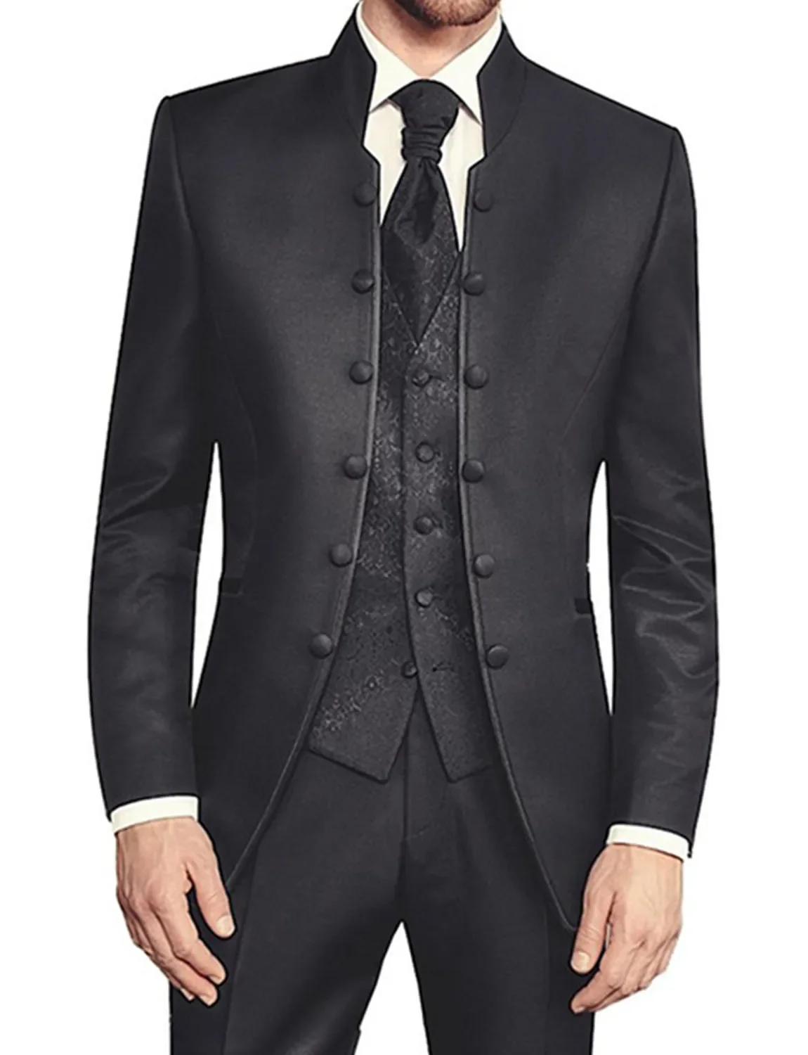 

Men Wedding Suit Prom Dress Jacket+Pants+Vest Men Suit Set Slim Fit Tuxedo Male Blazer Customized British Style Groom Clothing