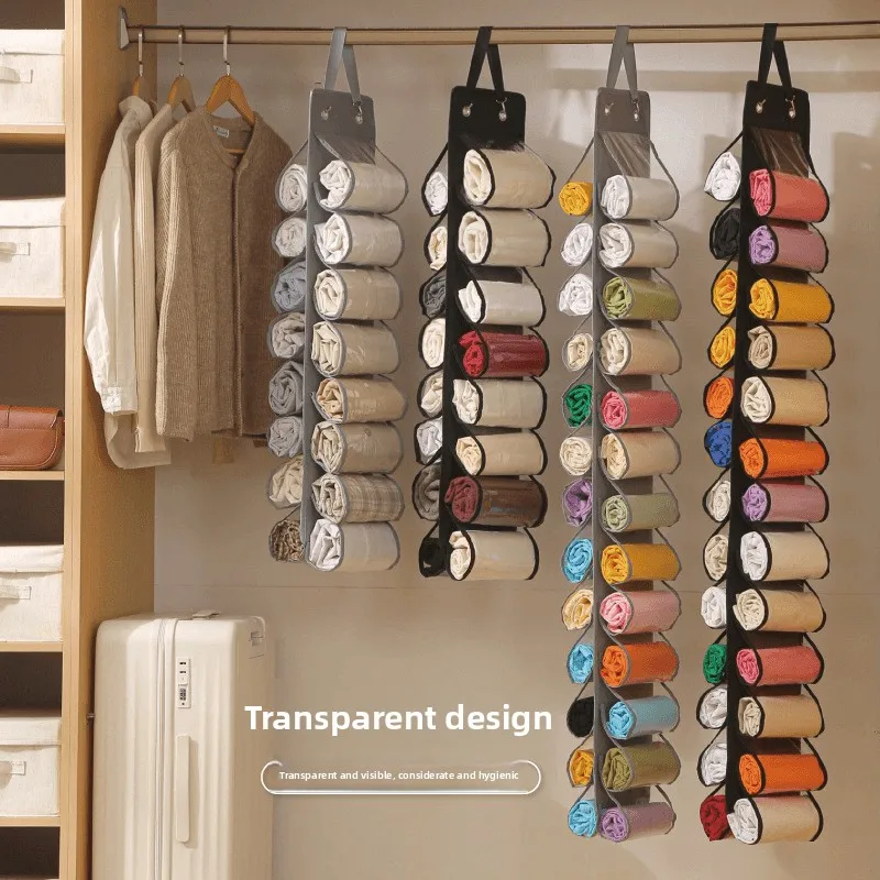 Yoga Clothing Storage Hanging Bag, Multi-Layer Clothing and Underwear Storage Bag, Double-Sided Waterproof Hanging Storage Bag
