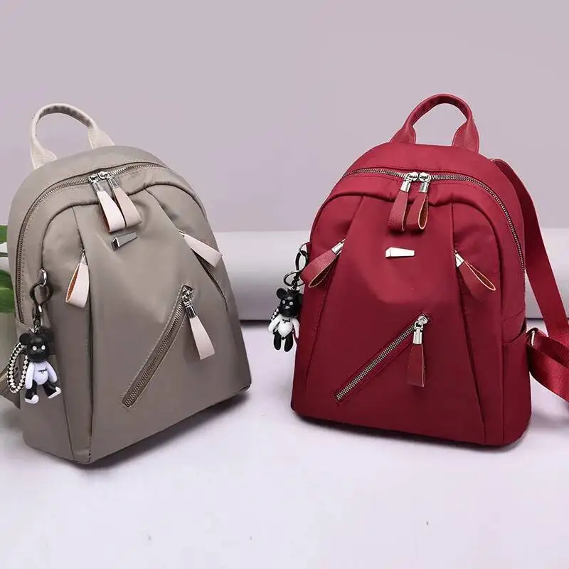 2025 New Korean Version Oxford Waterproof Wear-resistant Travel Backpack On Sale Luxury Simple Versatile Backpack