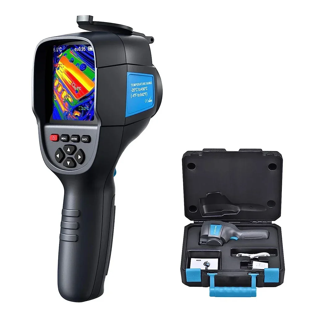 

HT18+ Resolution 256*192 Thermal Imager for Underfloor Heating Pipe Leak Detection Camera Thermal Imaging Device