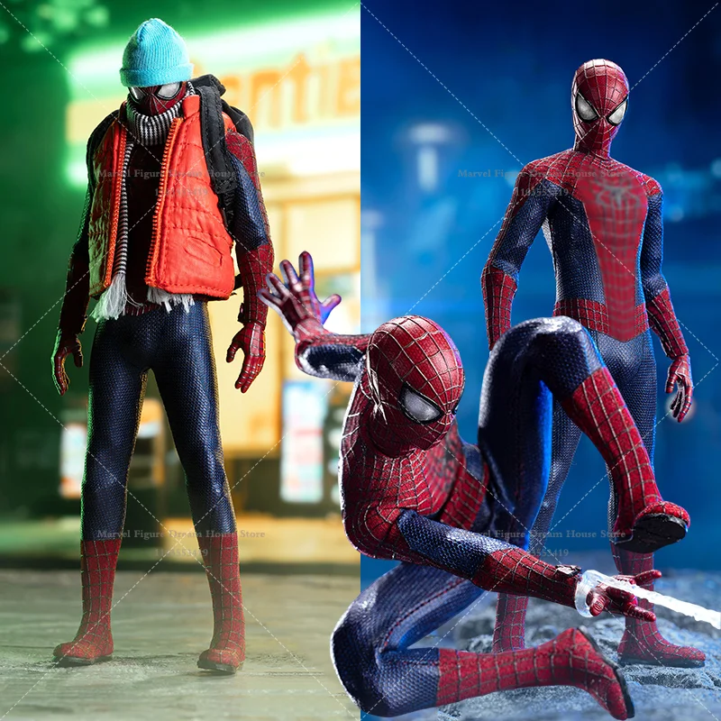 

1/12 Scale Trendy Sporty Style Spider Suit Peter 6-inch Full Set Action Figure Soldier Height About 15CM DB Toys X 6in Studio