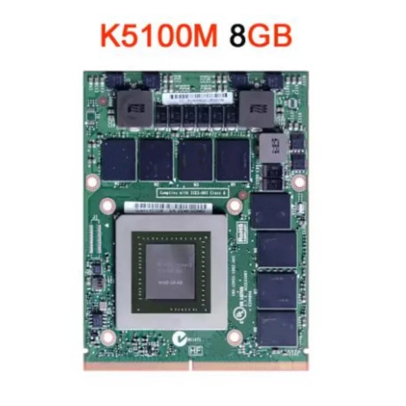 K5100M K5100 8G N15E-Q5-A2 VGA Video Graphic Card For IMAC A1312 DELL M6700 M6800 HP 8770W ZBOOK17 G1 G2 100% Test