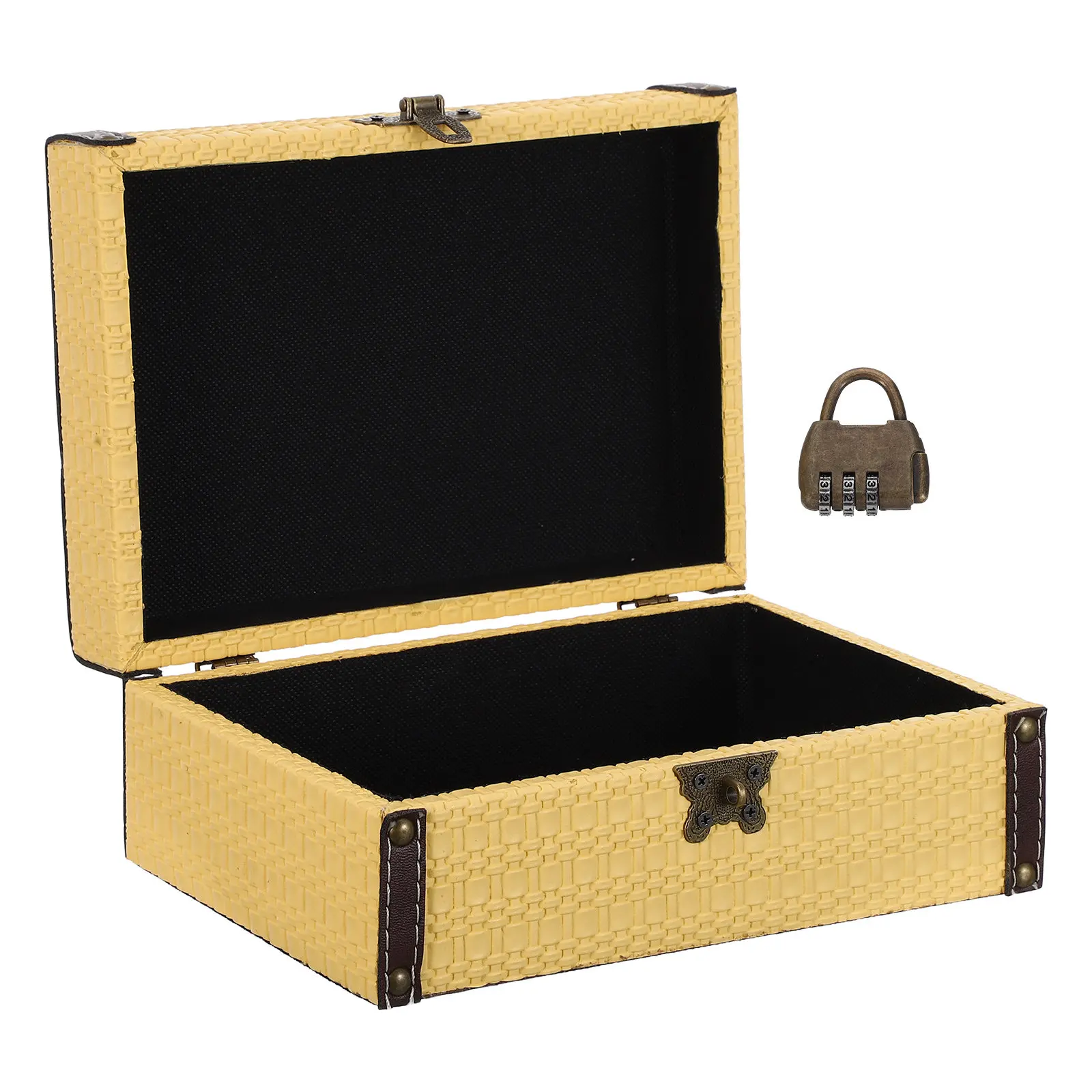 

Деревянная шкатулка для хранения украшений с замком, маленький дорожный футляр для женщин и девушек, современный минималистичный органайзер для ожерелий, колец и сережек