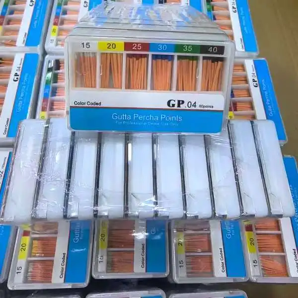 10boxes Dental Gutta Percha Point Endodontic Materials Taper 0.02 0.04 0.06 F1 F2 F3 Professional Dentistry Clinic Consumable