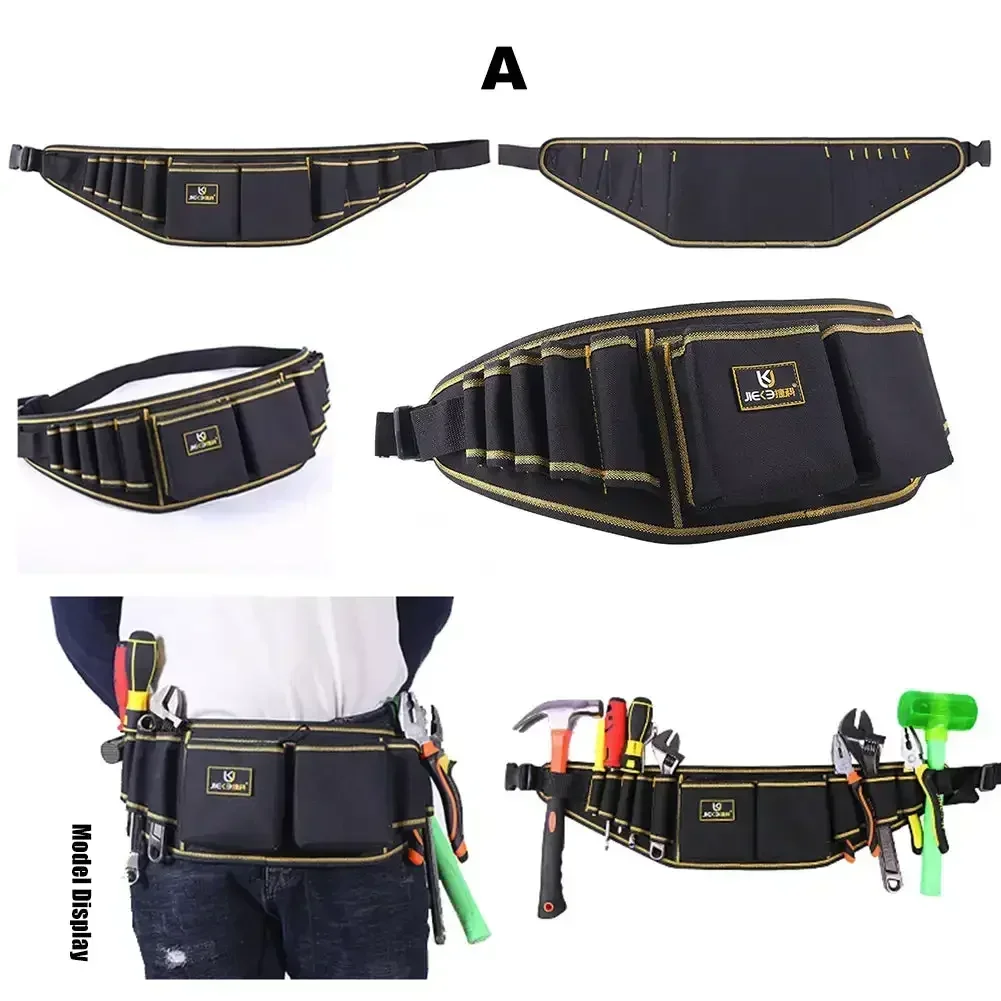 Oxford-Analyste de taille d'outils d'électricien, poudres de taille, sac à outils de support d'évaluation, packs de rangement de jardin, ceinture de gril multifonctionnelle