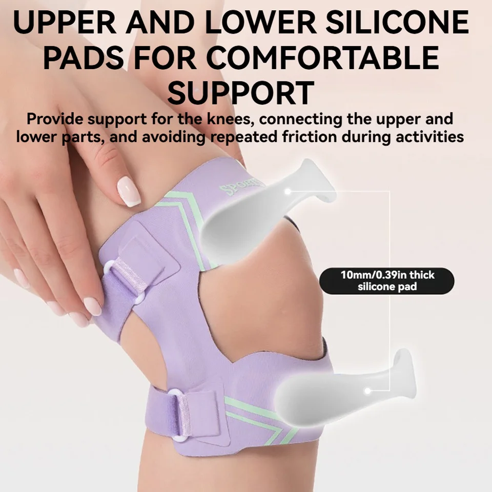 GETINFIT 1Pcs Knee Support Anti-sprain Patellar Protection Belt Shock-absorbing Pressure-increasing Protective Gear Basketball