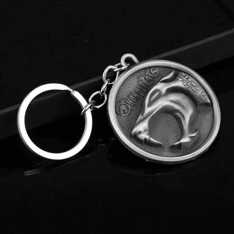 Cartoon Thundercats Keychain Women Men Jewelry Sword Weapon Model Metal Pendant Keyring For Fans Gifts