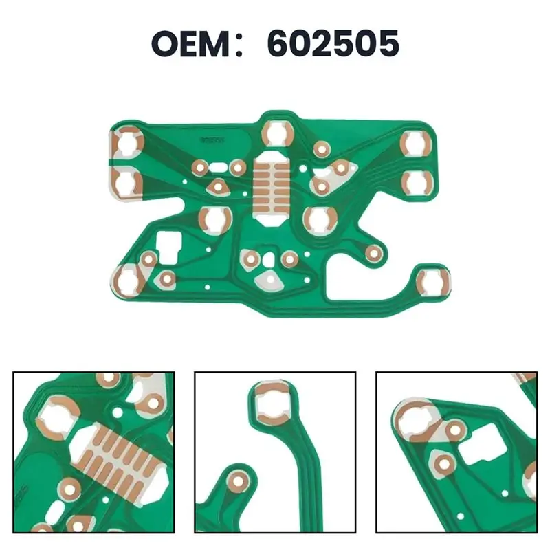 3X Car Printed Circuit Board For Corvette C3 1977-1982 Gauge Cluster 602505 Replacement-T48C