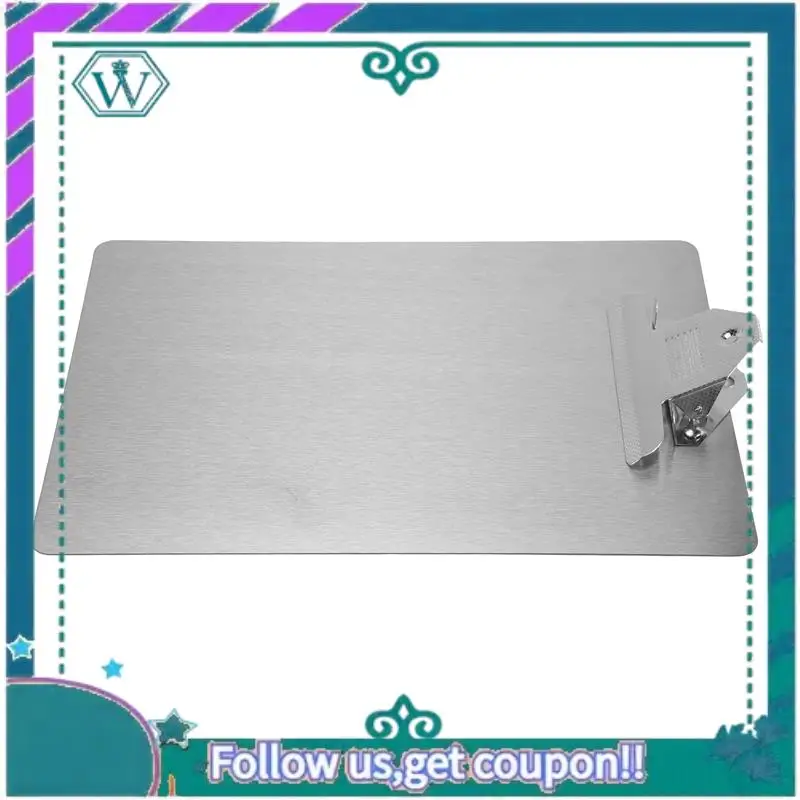 Upgraded File Folder Metal Clipboard A4 Stainless Steel Clip Board Organizer Binder Board Menu Splint For Office School Teach