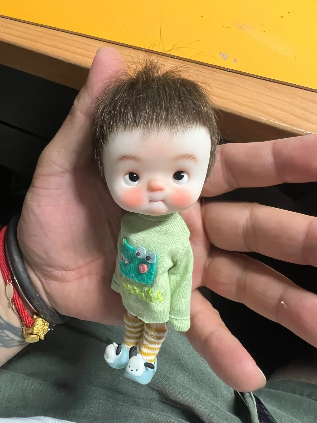 New BJD SD Dolls 1/12 12cm Handheld Dolls for Boys and Girls Recast qbaby BJD OB11 Size Nute Doll in Stock MakeupFree shipping