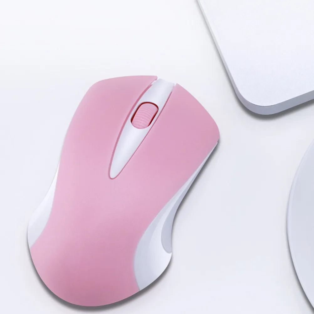 1Pcs Wireless Mouse for Metal Plastic Ergonomic Silent Gaming Office Laptop Use Rgb 10M Range Cute Lightweight