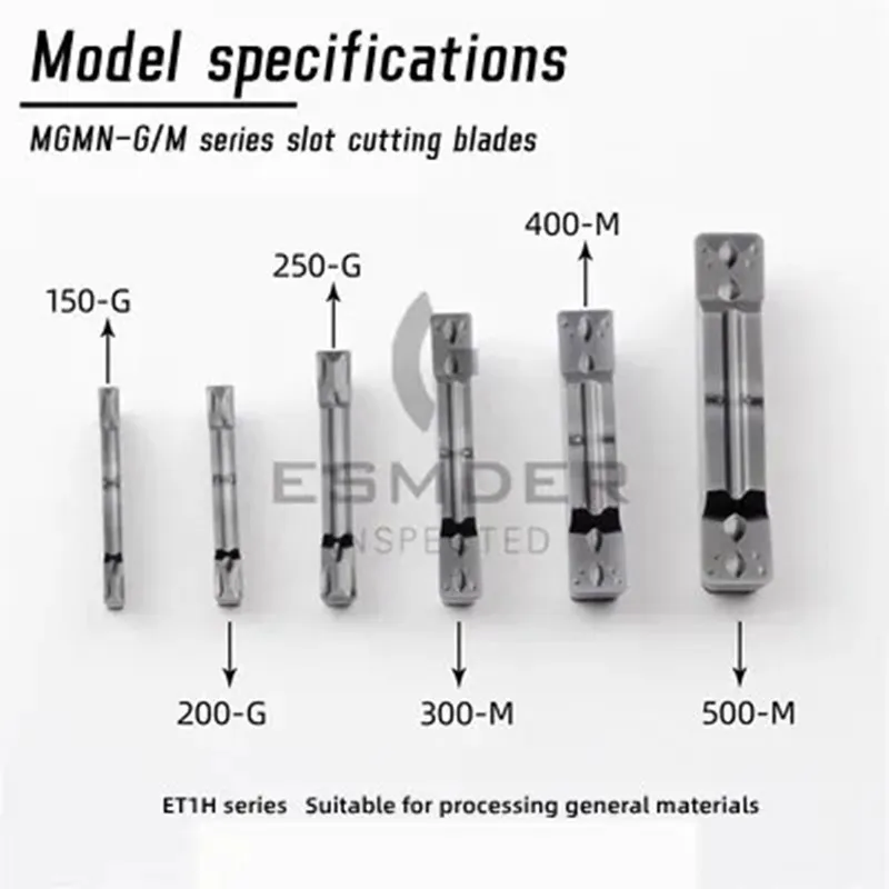 MGMN150 MGMN200 MGMN250 MGMN300 Grooving Insert MGGN Tool Lathe Cutter Carbide Parting Blade for External Internal Turning tool