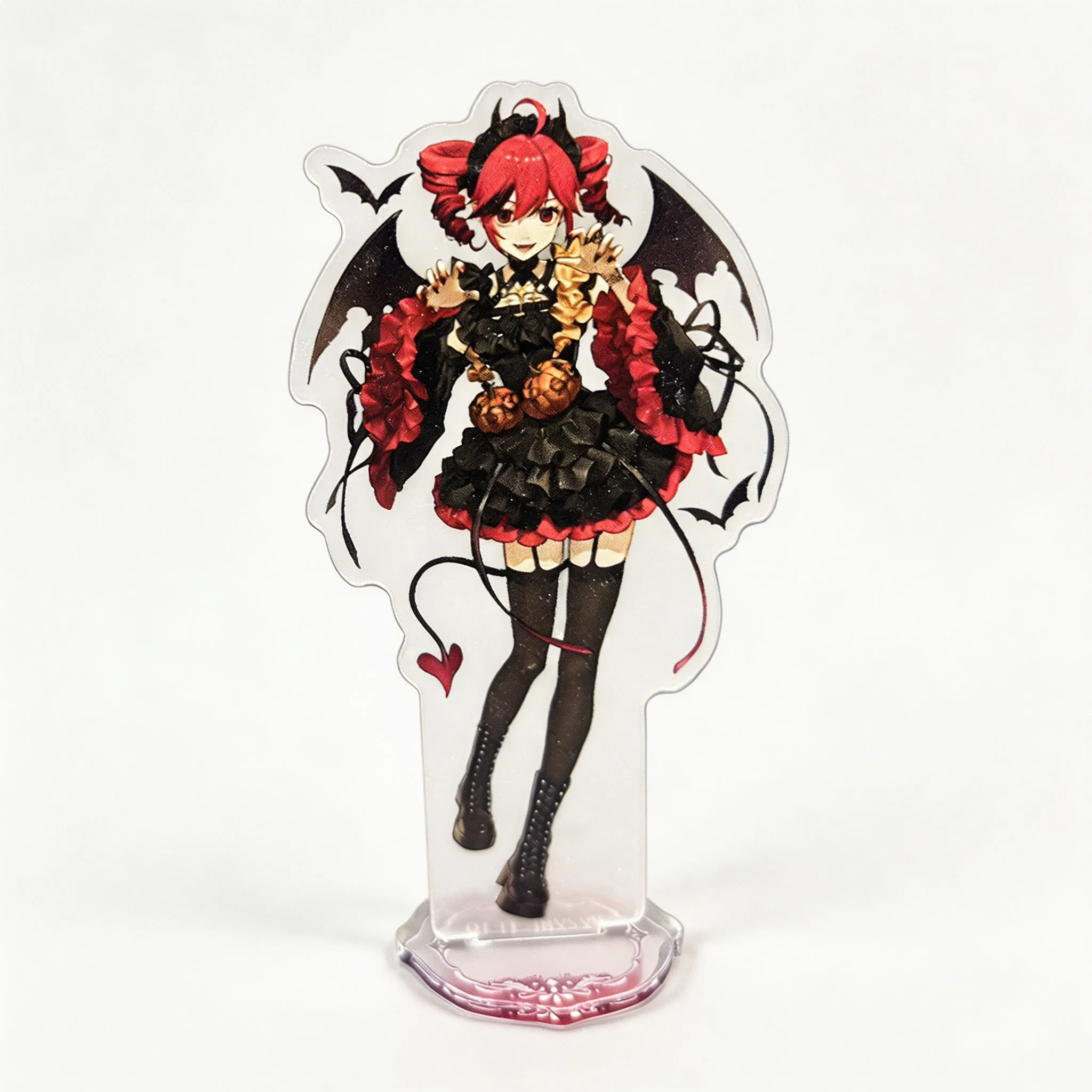 Kasane Teto 2 Styles Acrylic Stand Virtual Singer Devil Wing Uniform Desktop Ornament Anime Character Collectible Decor Gift