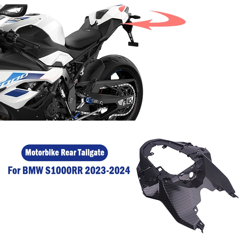 New Rear Lower Tail Cover For BMW S1000 RR S1000RR 2023 2024  Under Seat Fairing Panel Plastic ABS Carbon Fiber Color