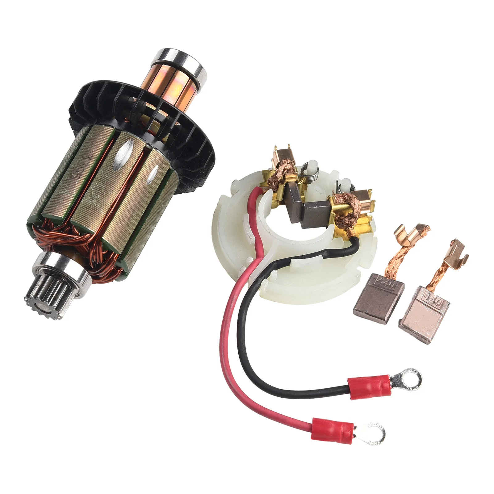 Carbon Brush Holder Motor With Copper Solid Carbide Angle Grinder 9556 9557 9558 9556NB 9556HN 9557NB For CB440 DHP458 BHP458 image 6
