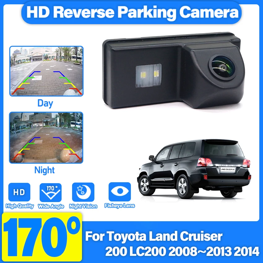 

Камера заднего вида с объективом «рыбий глаз» CCD HD для Toyota Land Cruiser 200 LC200 2008 2009 2010 2011 2012 2013 2014 Автомобильный монитор заднего вида